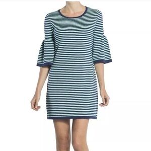 Sail to Sable Striped Dress Blue Stripes Size XSmall